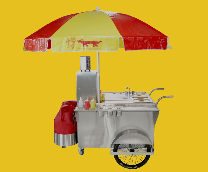 hot dog cart business